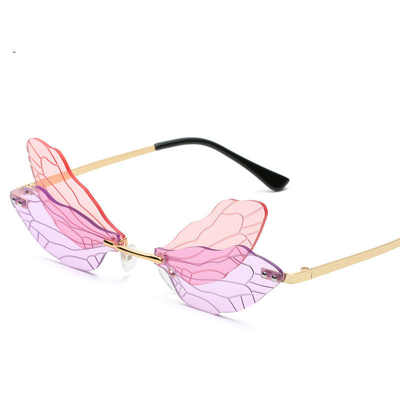 Dragonfly Wing Shape Sunglasses for Women