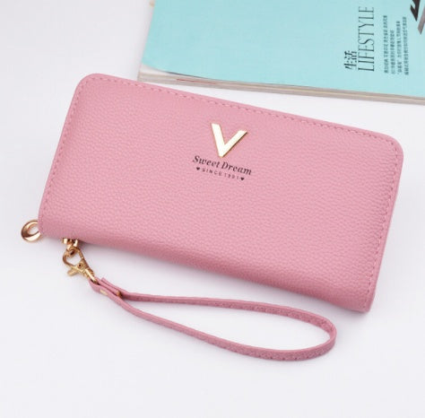 Zipper Long Purse Wallet