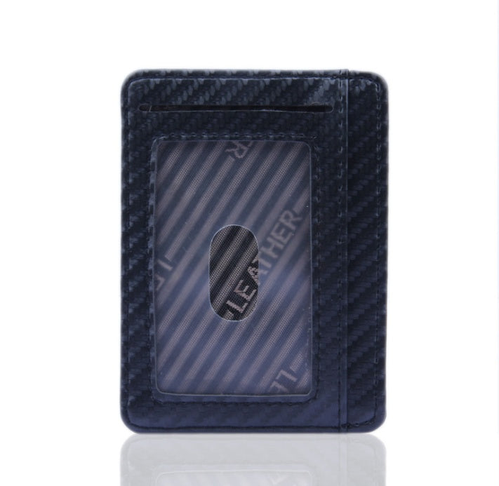 PU Leather Mini Slim Wallet