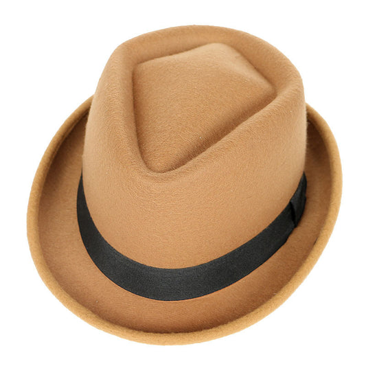 Men's Panama Jazz Hat In Autumn And Winter - Jessie's D Man