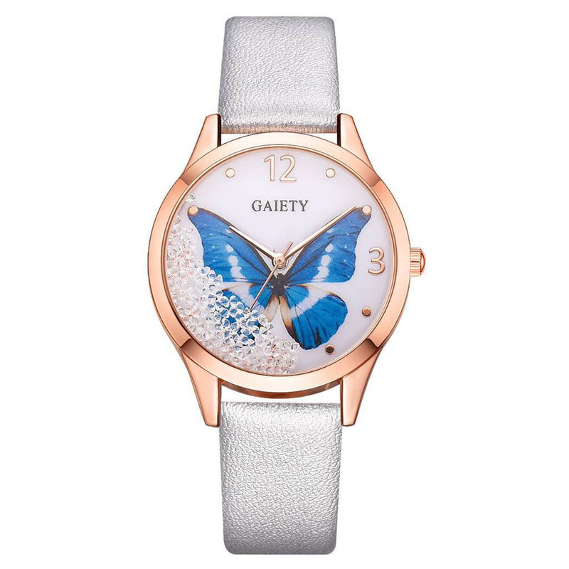 Rhinestone Butterfly Watch