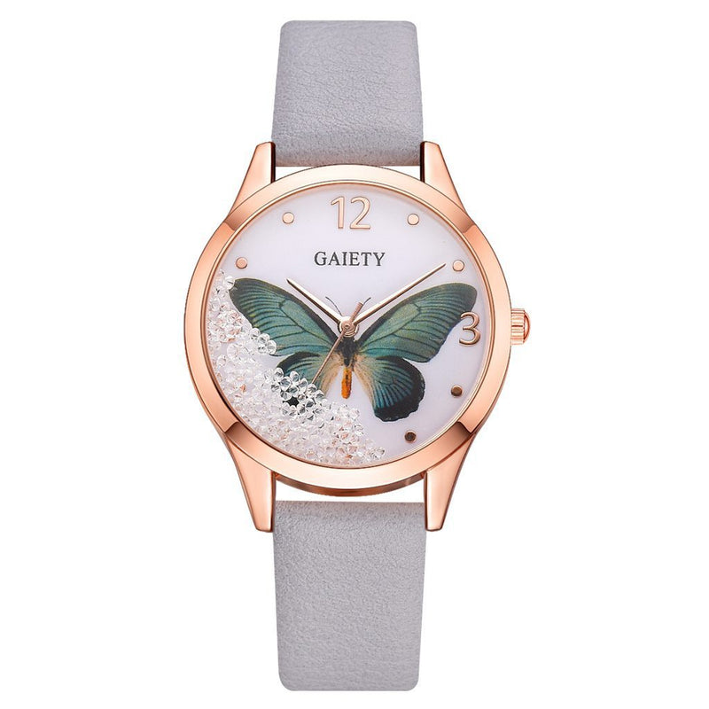 Rhinestone Butterfly Watch