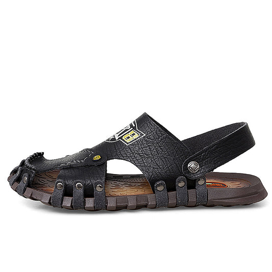 Baotou Sandals Men Casual Leather Sandals Men - Jessie's D Man