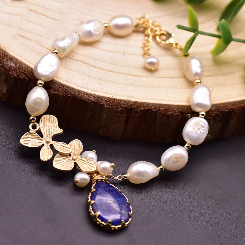 Baroque Handmade Pearl Bracelet