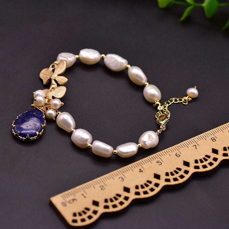 Baroque Handmade Pearl Bracelet