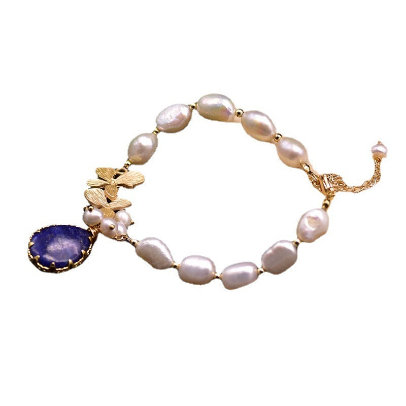 Baroque Handmade Pearl Bracelet