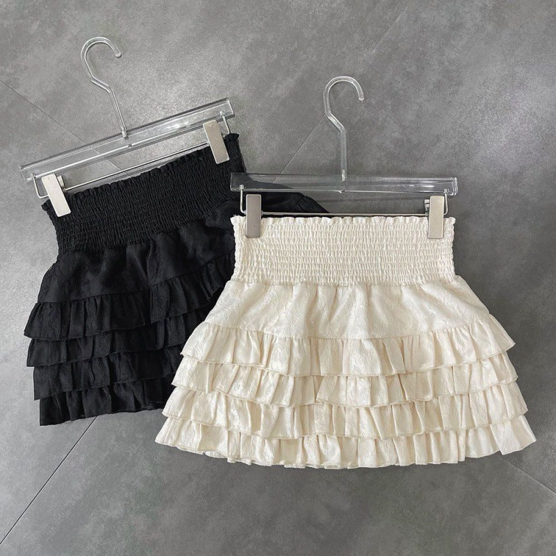 Fashion Dress Ruffle Mini Skirt