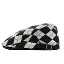 Retro Plaid Short Brim Advance Hats British Casual Painter Hat - Jessie's D Man