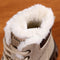 Lace-up Winter Warm Fleece Flat Snow Boots