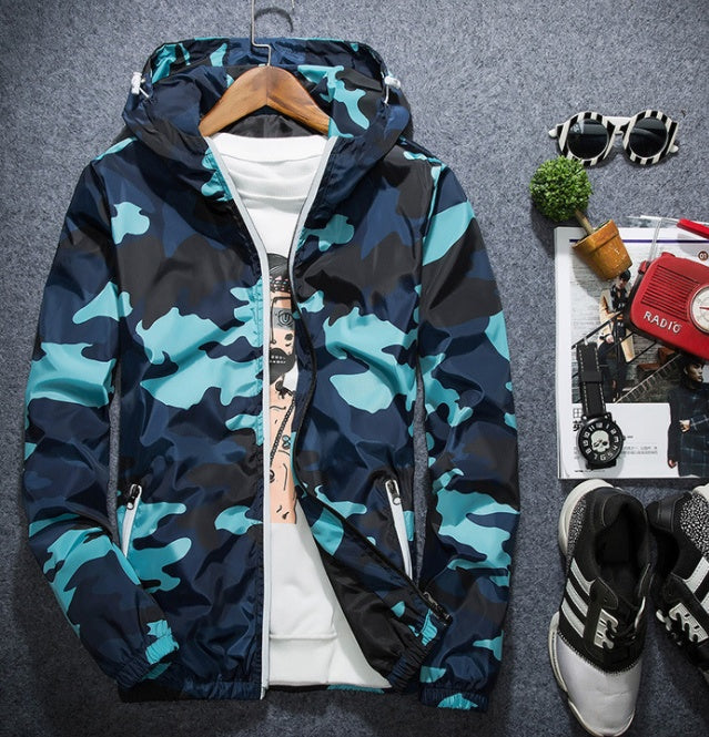 Camouflage Men's Hoodie Jacket