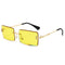 Men And Women Fashion Simple Frameless Sunglasses - Jessie's D Man