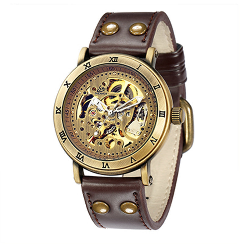 Analog Vintage Casual Mechanical Watch