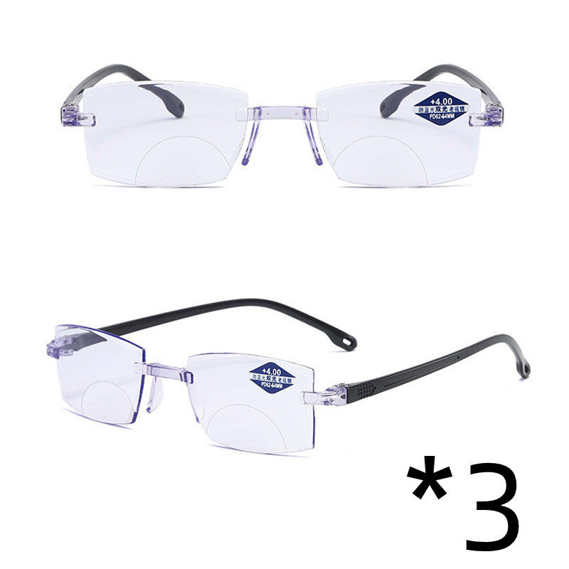 Diamond Cut Dual Light Blue Light Blocking Reading Glasses - Jessie's D Man