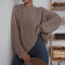 Pullover Jumper Tops Round Neck