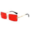 Men And Women Fashion Simple Frameless Sunglasses - Jessie's D Man