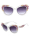 Luxury Fashion Flower Sunglasses