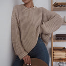 Pullover Jumper Tops Round Neck