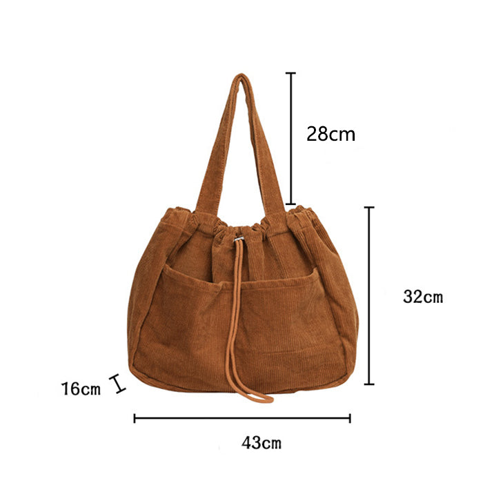 Corduroy Shoulder Bag