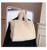 Fluffy Shoulder Handbag