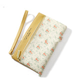 Floral Leather Long Purse