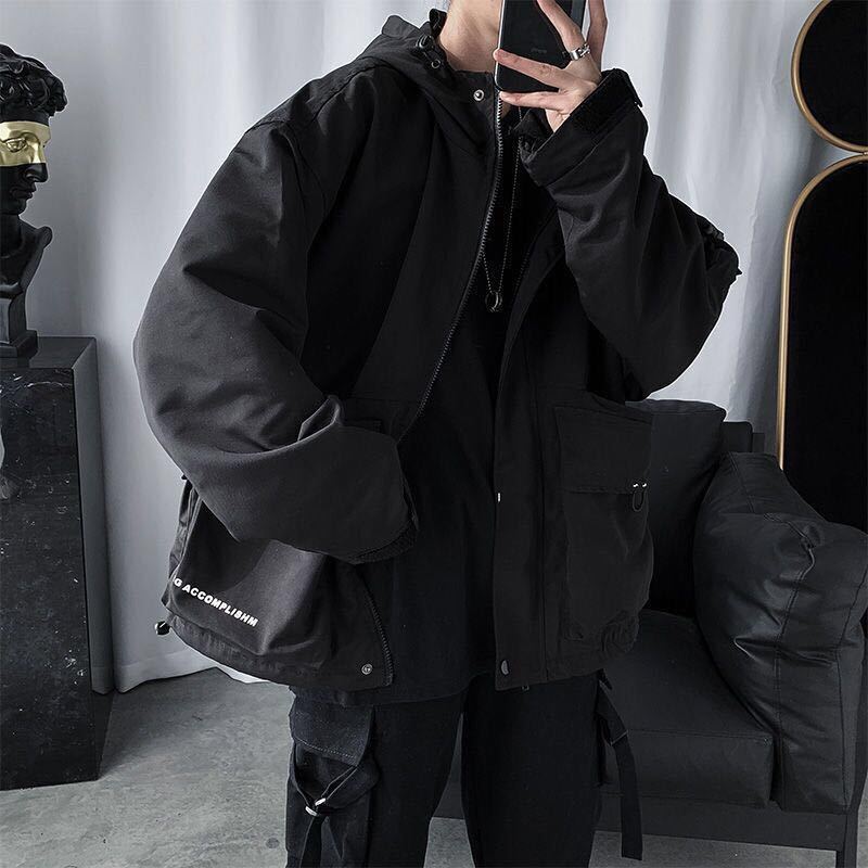 Outerwear Streetwear Hooded Jacket