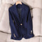 Long Sleeve Single Button Blazer Coat