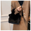 Fluffy Shoulder Handbag