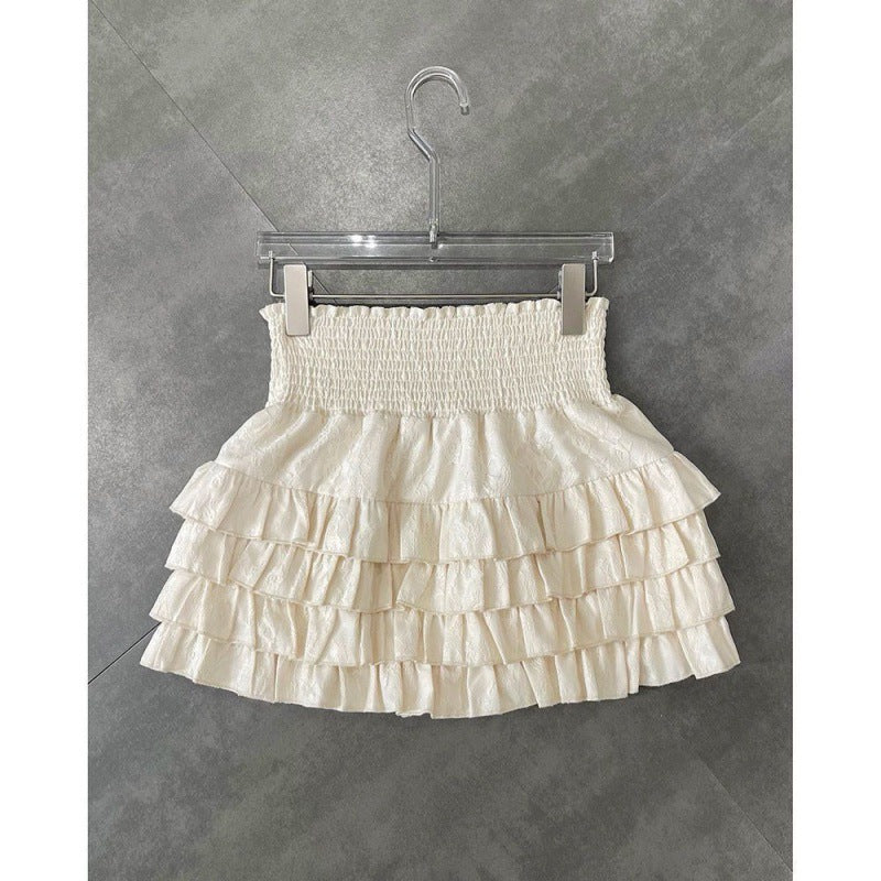 Fashion Dress Ruffle Mini Skirt