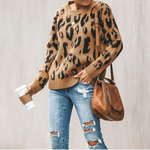 Leopard Print Sweater