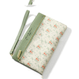 Floral Leather Long Purse