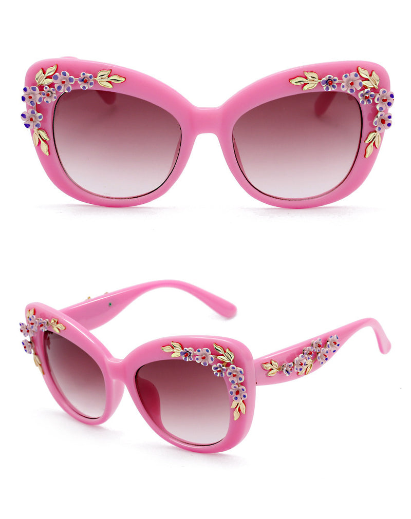 Luxury Fashion Flower Sunglasses