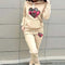 Women's Casual Sports Suit Hooded Sweater