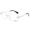 Men And Women Fashion Simple Frameless Sunglasses - Jessie's D Man