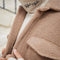 Men's Winter Fashion Solid Fleece Coat