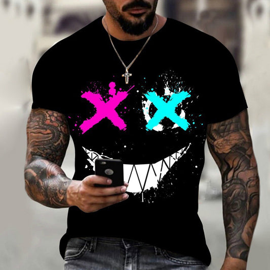 Fashion 3D Printed Full Body Pattern T-shirt - Jessie's D Man