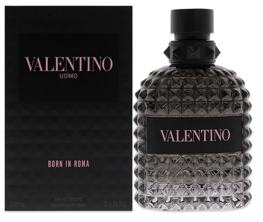 Valentino Uomo Born In Roma EDT Spray Men 3.4 oz & AFNAN 9 PM for Men Eau de Parfum Spray, 3.4 Ounce - Jessie's D Man