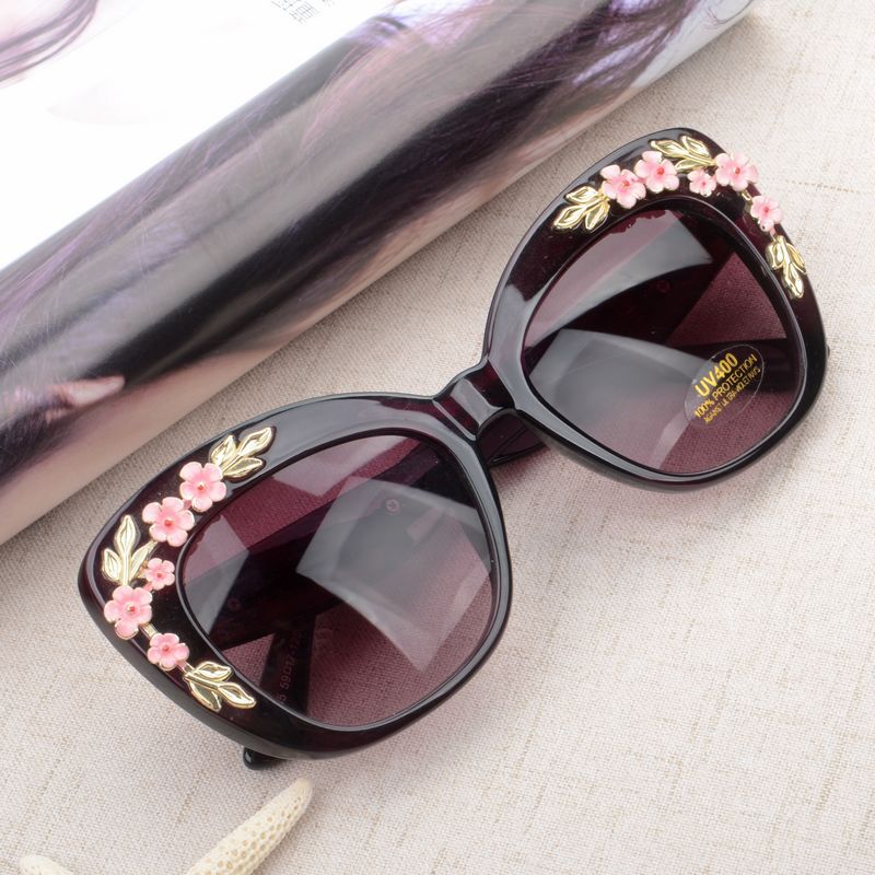 Luxury Fashion Flower Sunglasses