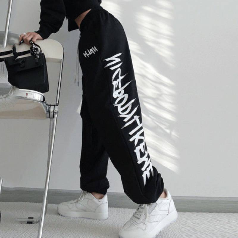 Women's Drawstring Printing Sweatpants