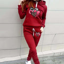 Women's Casual Sports Suit Hooded Sweater