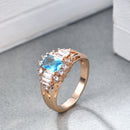 Crystal Zircon Wedding Jewelry Ring