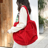 Corduroy Shoulder Bag