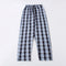 Men's Check Cotton Sleep Bottoms