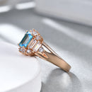 Crystal Zircon Wedding Jewelry Ring