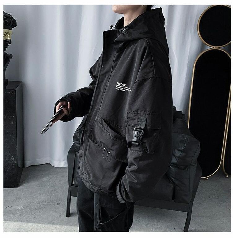 Outerwear Streetwear Hooded Jacket