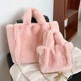 Fluffy Shoulder Handbag