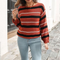 Striped Long Sleeved Loose Sweater