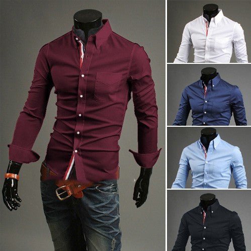 New Men's Long-sleeved Shirts For Men. - Jessie's D Man