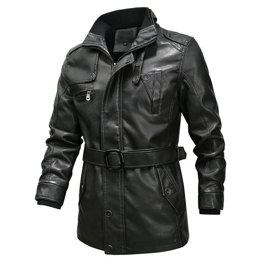 Motorcycle washed leather jacket - Jessie's D Man