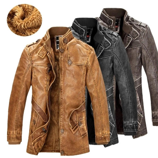 Duolino Classic Leather Jacket. - Jessie's D Man