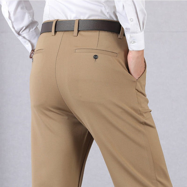 High Stretch Mens Classic Pants. - Jessie's D Man